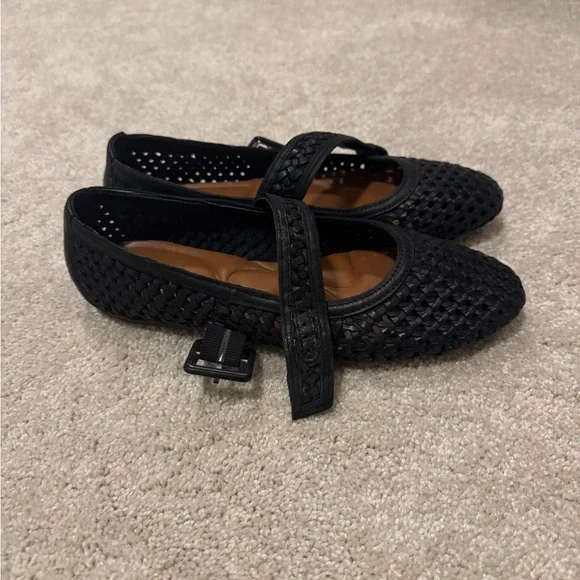 Lucky Brand Black Woven Flats - Picture 3 of 4